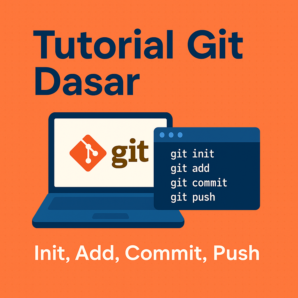 Tutorial Git Dasar- Git Init, Add, Commit, Push